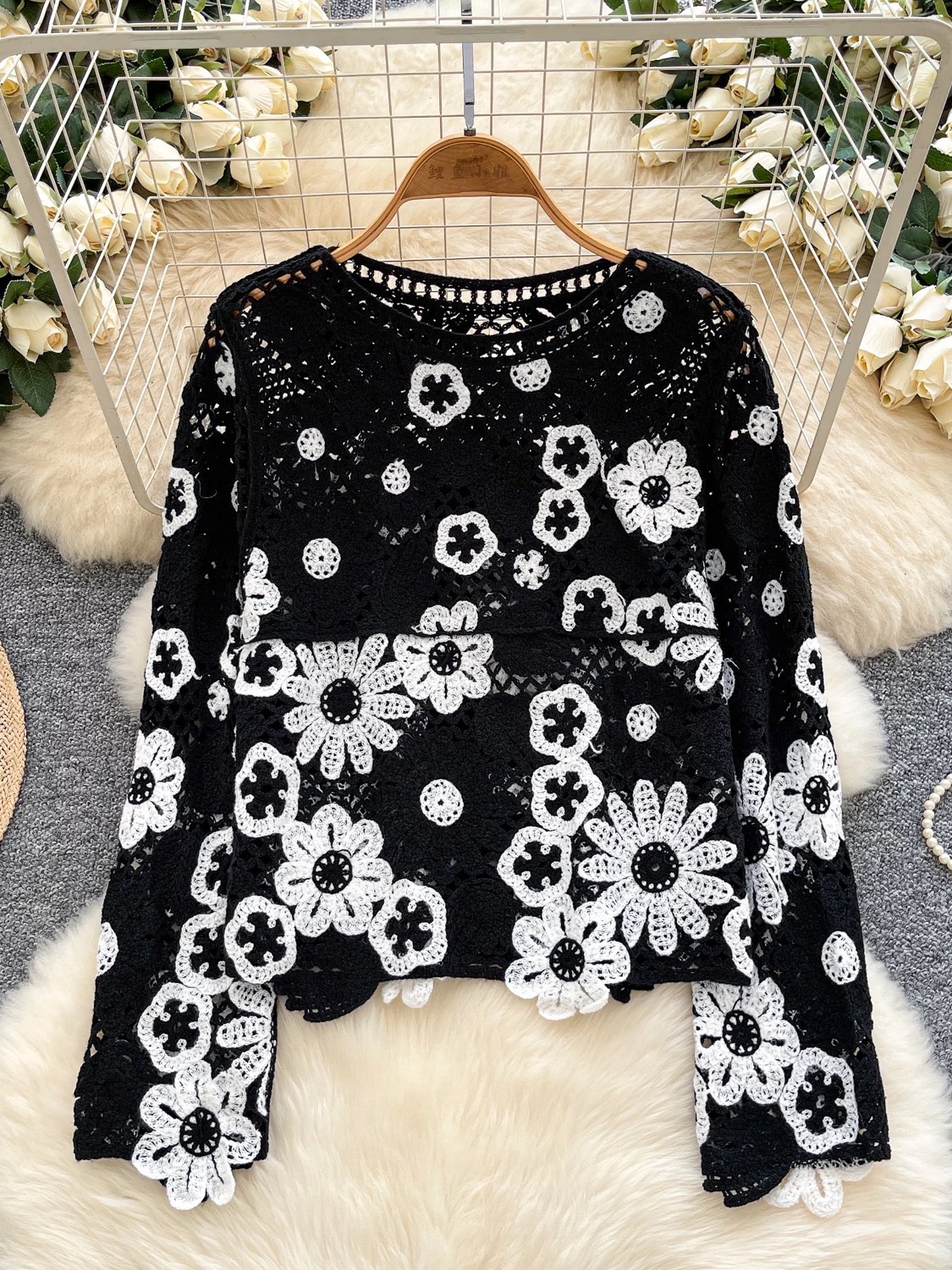 Call you back crotchet top KTO287 images